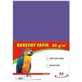 papier pre výtvarnú výchovu A3/100/80g fialový